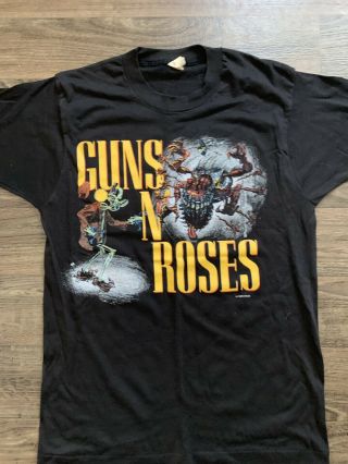 Vintage Guns N Roses Rape Scene 1987 Tour Shirt Metallica Ozzy Iron Maiden