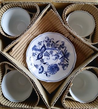 Blue Danube China Onion 20 Piece Set 25/55 Ss Ret Pattern Mib Vintage Lovely