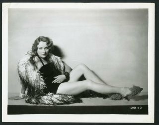 Marlene Dietrich Vintage 1930 Leggy Portrait Photo " Morocco "