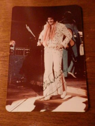 Elvis Presley Signed Photograph Rare