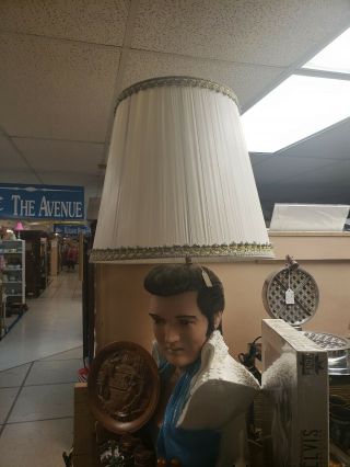 Life Size Vintage Elvis Presley Bust Head Lamp