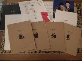 Pet Shop Boys " Literally " Fanzine Issues 1 2 3 4,  Folder,  Christmas Cards,  Etc