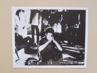 Bruce Lee The Way Of The Dragon Lobby Card Movie Japan Rare About 25.  3 X 20.  5cm