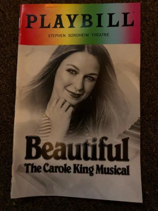 Playbill - Melissa Benoist (supergirl) Is The Carole King Musical 2018