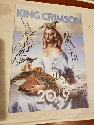 King Crimson - Exclusive Merchandise Package,  50th Anniversary Signed Program