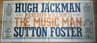 The Music Man (hugh Jackman,  Sutton Foster) The York Times Ad Poster 8 Pages