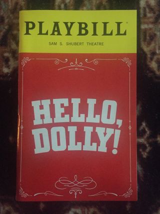 Bette Midler Hello Dolly Playbill And Postcard April 2017 Broadway Revival