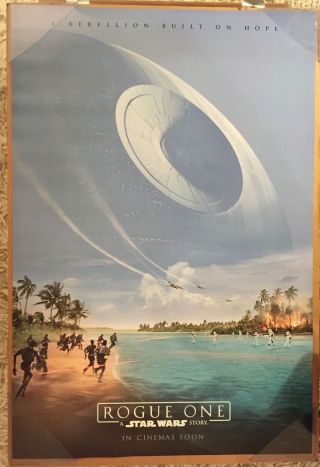 Rogue One A Star Wars Story Movie Poster 2 Sided Intl Version B 27x40