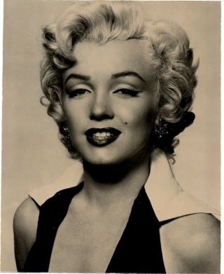 Vintage Press Photo Sexy Smart Marilyn Monroe Frank Powolny