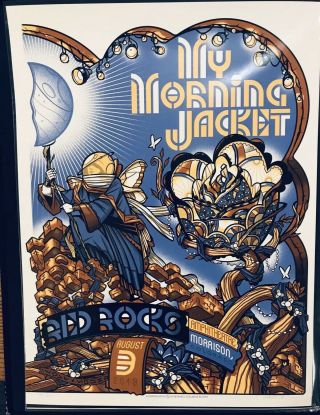 My Morning Jacket Red Rocks Poster - 2019 Night 2 - Numbered And Artist Signed