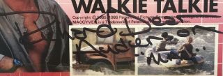 RICHARD DEAN ANDERSON Signed MACGYVER 1985 Ja - Ru WALKIE TALKIE Toy TV BECKETT 3