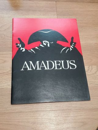 " Amadeus " Souvenir Program 1981