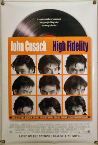 High Fidelity Ds Rolled Orig 1sh Movie Poster John Cusack Jack Black (2000)