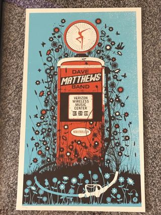 2009 Dave Matthews Band Poster Noblesville 618/700,  Rare