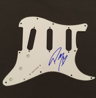 (4) Post Malone Signed Autographed Guitar Pickguard,  Lil Nas X