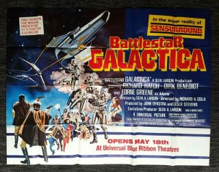 Battlestar Galactica ✯ Cinemasterpieces Subway Huge Movie Poster 1978