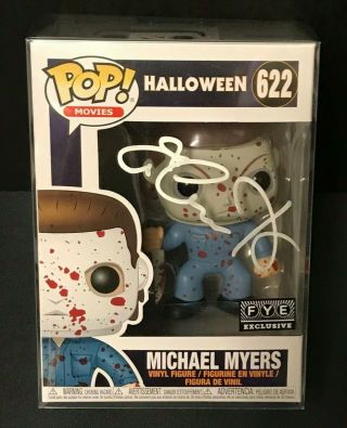 Halloween Michael Myers Funko Pop Signed By Jamie Lee Curtis - Fye Exclusive