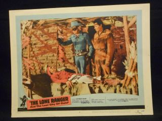 The Lone Ranger And The Lost City Of Gold 1958 Lobby Card 8 Clayton Moore Tonto