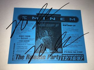 Og Eminem Slim Shady Ep Release Flyer - 1997 Kid Rock Esham Icp Insane Clown