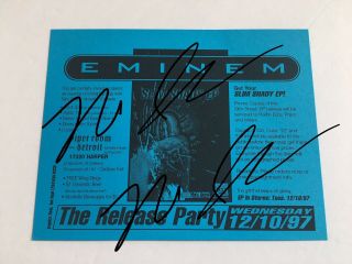 OG Eminem Slim Shady EP Release Flyer - 1997 Kid Rock Esham ICP Insane Clown 3