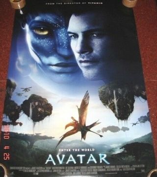 Avatar James Cameron 2 Sided Ds Poster 27 X 40