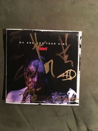 Slipknot Signed Cd Booklet 2