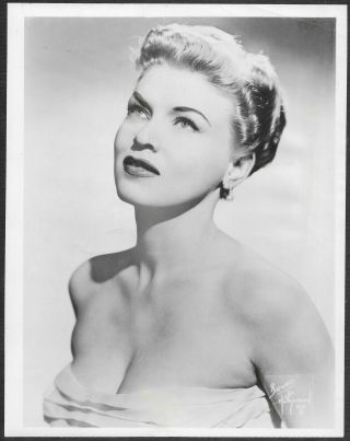 Vocalist - Broadway Actress Jane Morgan 1950s Promo Portrait Photo