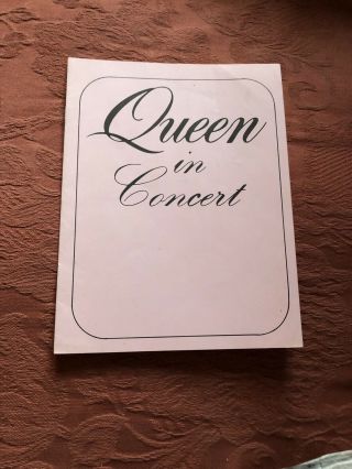 Queen : Vintage 1976 Uk Tour Concert Programme Book Signed By Deacon