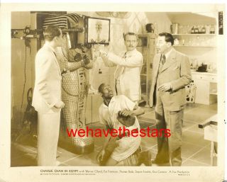 Vintage Warner Oland Stepin Fetchit Charlie Chan In Egypt 35 Publicity Portrait