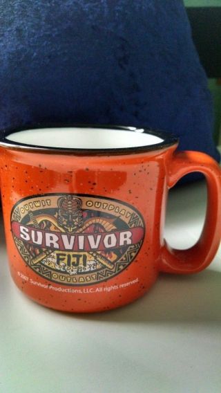 Survivor Camp Fire Mug: " Fiji " - Season 14 - 2007 -