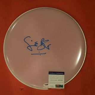 Ginger Baker Signed Autographed Drumhead Cream Blind Faith Psa Dna B