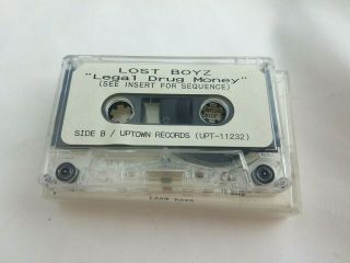 Lost Boyz Legal Drug Money Uptown PROMO Cassette Vtg Rap Hip Hop Album Rare VHTF 2