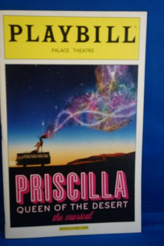 Playbill Opening Night Priscilla Queen Of The Desert