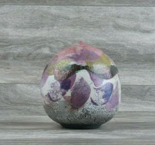An Art Pottery Signed Modernist Contemporary Studio Vase