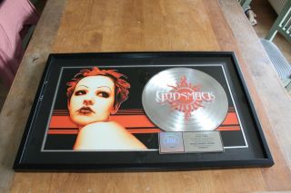 Godsmack - Usa Riaa Platinum Lp Award / 2nd Album - 1,  000,  000 Albums