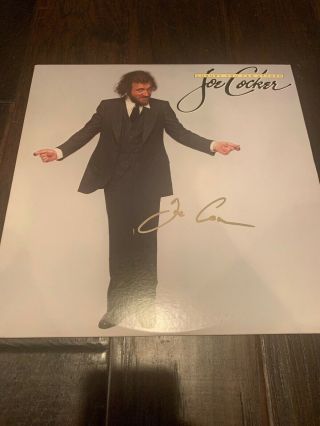Joe Cocker Autographed Vinyl Cover Album Luxury You Can Afford Record V123