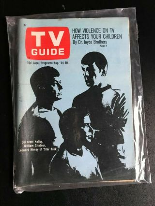 Tv Guide - 1968 Featuring Star Trek