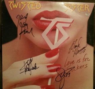 Twisted Sister Signed Autographed Love Is For Suckers Album - Dee Snider,  3