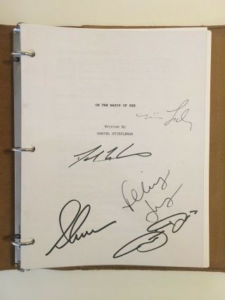 On The Basis Of Sex Movie Hand Signed Script Fyc Best Screenplay Promo