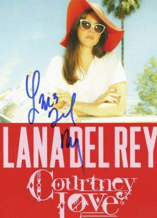 Lana Del Rey autographed gig poster Video Games 2