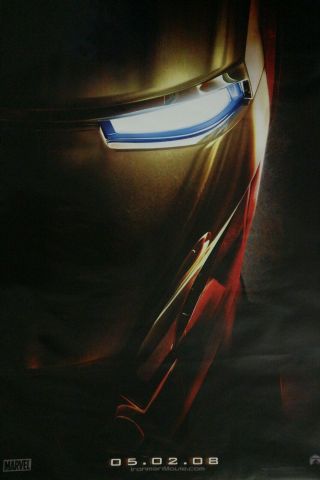 Iron Man 2008 Movie Poster 27 X 40 Rolled (avengers)