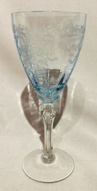 Fostoria Blue June Wine Goblets - Set Of 4 (480g)