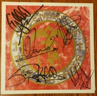 Queensryche Rage For Order Autographed Signed Lp Record Vinyl By 5 Chris Degarmo