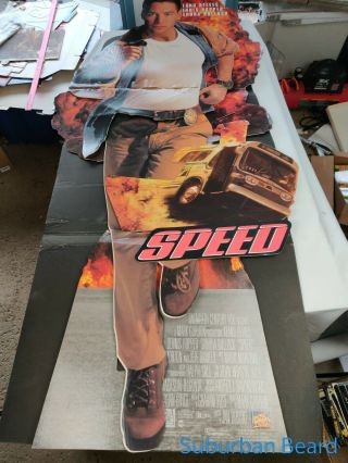 Speed Keanu Reeves Media Video Store Promo Standee Poster 1990s 5 