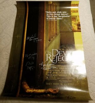 Devils Rejects Autographed Signed 27x40 Movie Poster Sid Haig Bill Moseley,  3