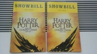 Harry Potter And The Cursed Child Pts.  1& 2 Playbill Showbill Broadway July 2019