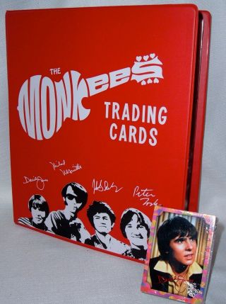 Monkees Trading Cards 1996 Rhino W/ Binder 90 Card Set W/ Chase