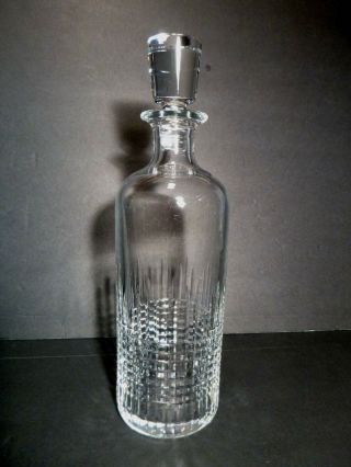 Vintage Baccarat Crystal Nancy (1909 -) Spirit Decanter 11 1/2 " Made In France