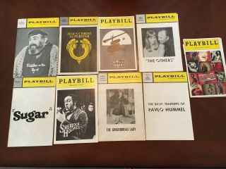 Vintage Playbills Broadway And Off Most From 1972