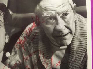 SYLVESTER STALLONE & BURGESS MEREDITH SIGNED ' ROCKY ' Photo 8